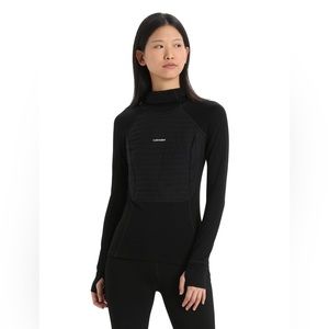 Brand New Icebreaker ZoneKnit Merino Insulated LS Thermal Hoodie, size xs